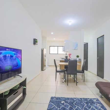 Departamento Lirios Residencial Para 5 Alberca Cancun Dış mekan fotoğraf