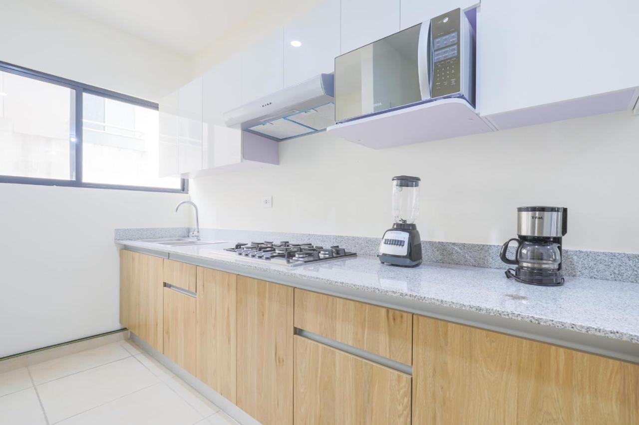 Departamento Lirios Residencial Para 5 Alberca Cancun Dış mekan fotoğraf