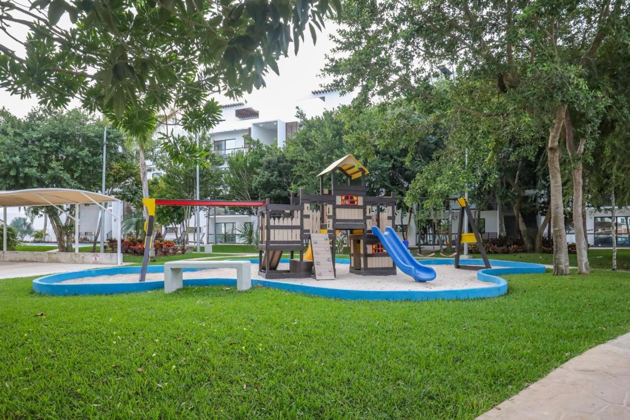 Departamento Lirios Residencial Para 5 Alberca Cancun Dış mekan fotoğraf
